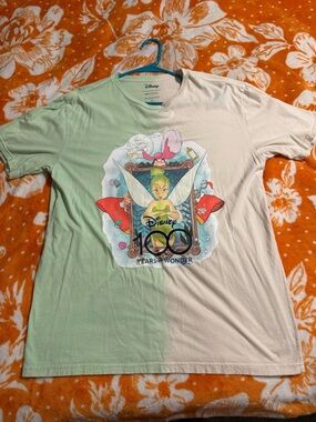Disney Tinker Bell 100 Years Tee - Mint & Cream